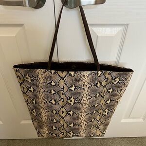 Snakeskin Pattern Tote Bag
